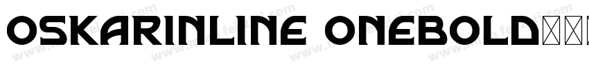 oskarinline onebold字体转换